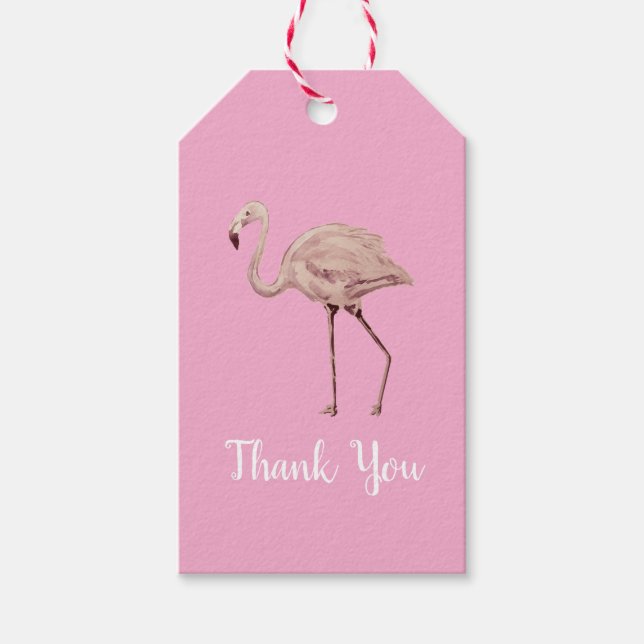 Flamingo Tropisk Tack Fest  Presentetikett (Framsidan)