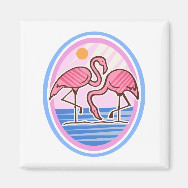 Flamingo-Twillingar Magnet (Framsidan)