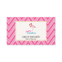 Flamingo-typografi med Rosa Flamingo