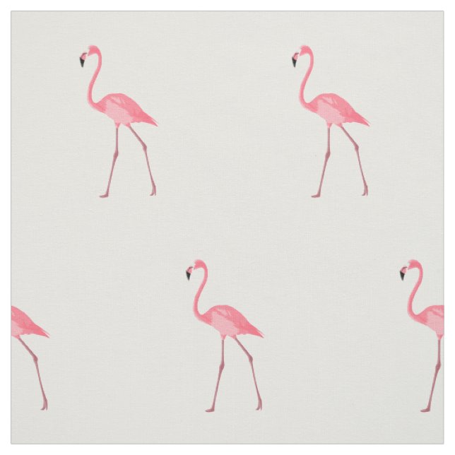 Flamingo, vacker Rosa Flamingo Tyg (Provkarta)
