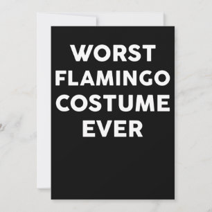 Flamingo Värst Flamingo Costume någonsin Spara Datumet