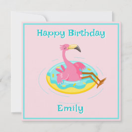 Flamingo vid Bassäng Ring Kort