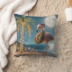 Flamingo VID Julkrans Kudde