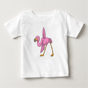 Flamingo vid Yoga Stretching-övning T Shirt