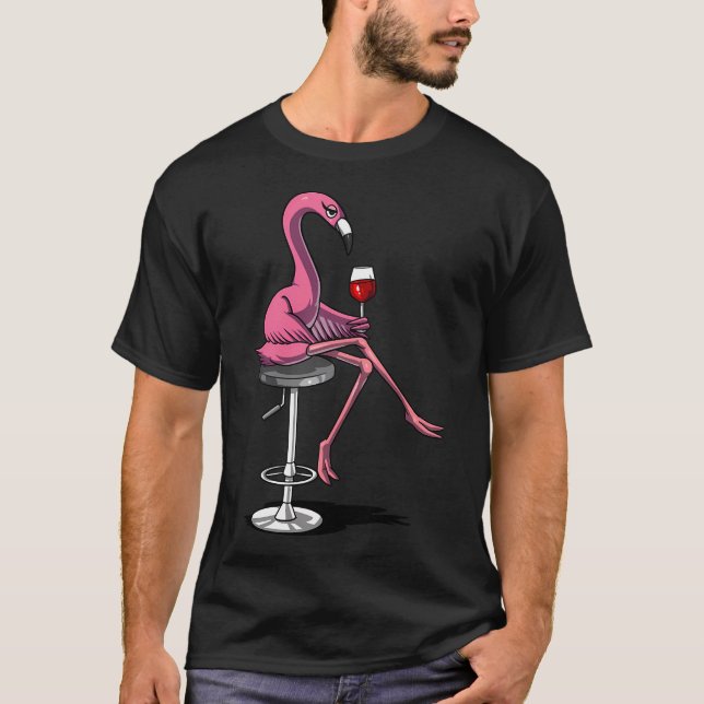 Flamingo Vinfest T Shirt (Framsida)