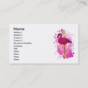 Flamingo Visitkort