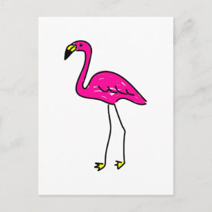 flamingo vykort