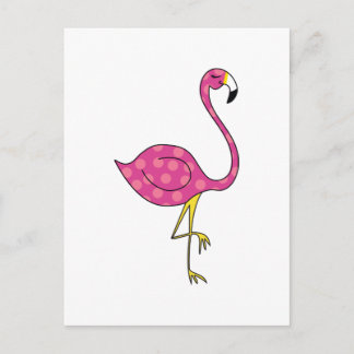 flamingo vykort