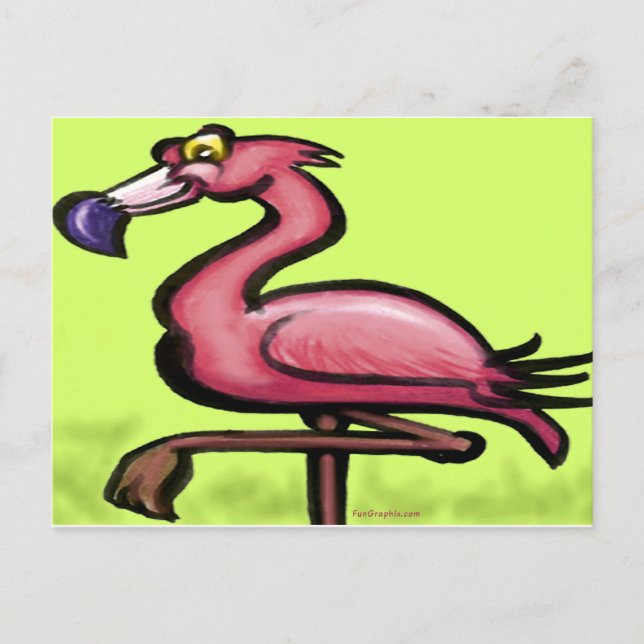 Flamingo Vykort (Framsida)