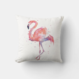 Flamingo Watercolor Kudde
