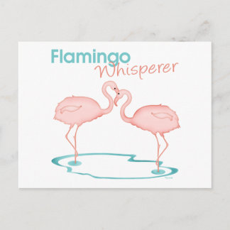 Flamingo Whisperer Vykort