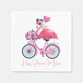 Flamingo with Flowers Pension Önskemål Pappersservett