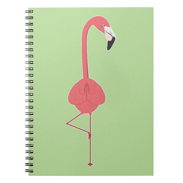 FLAMINGO YOGA ANTECKNINGSBOK (Framsidan)