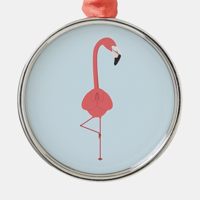 FLAMINGO YOGA JULGRANSPRYDNAD METALL (Framsidan)