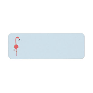FLAMINGO YOGA RETURADRESS ETIKETT