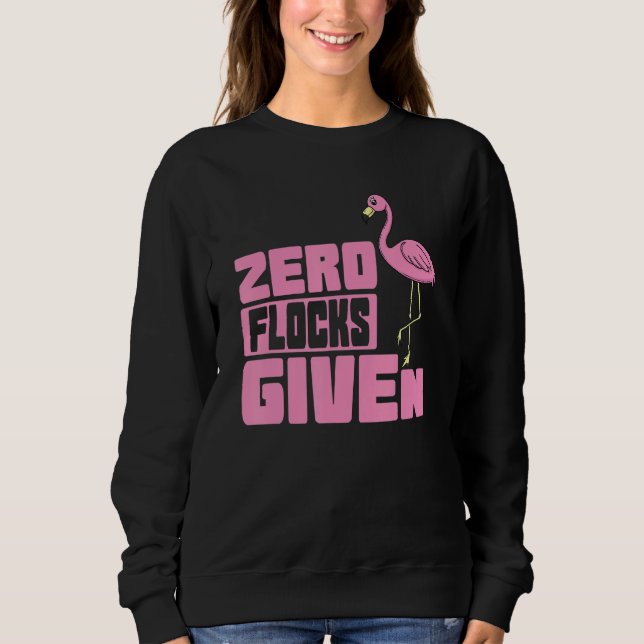 Flamingo Zero Flocks given T Shirt (Framsida)