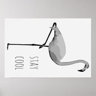 Flamingoaffisch #2 poster