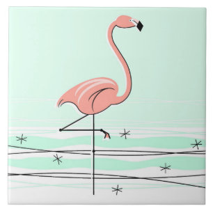 FlamingoAqua belägger med tegel Kakelplatta