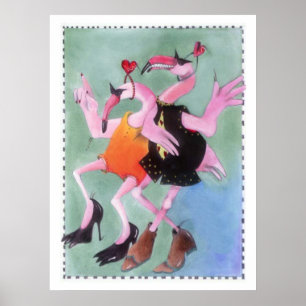 Flamingodans Poster