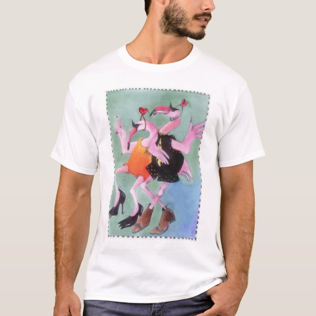 Flamingodans T-shirt (Framsida)