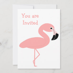 Flamingodesign valfri Tillfälle Inbjudningar