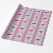 Flamingoemballering papper