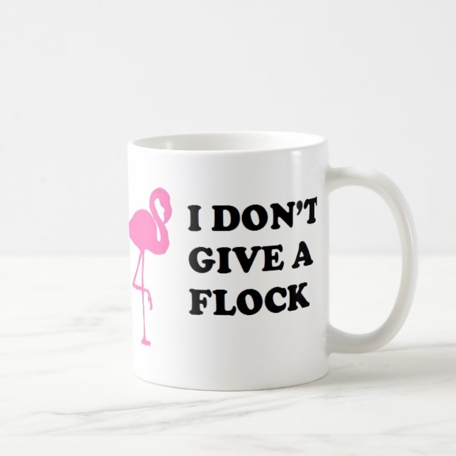FLAMINGOEN GER JAG EN FLOCK DEN ROLIGA KAFFEMUGGEN KAFFEMUGG (Höger)