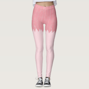 Flamingoen lägger benen på ryggen damasker leggings