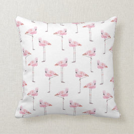 FLAMINGOEN PARKERAR ROSOR, OCH VITFLAMINGOEN KUDDE