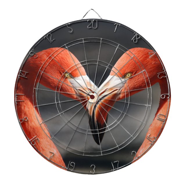 Flamingoes i Kärlek Darttavla (Framsidan)
