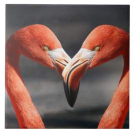 Flamingoes i Kärlek Kakelplatta