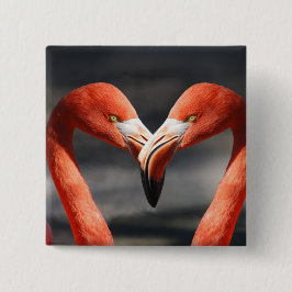 Flamingoes i Kärlek Knapp
