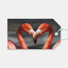 Flamingoes i Kärlek Presentetikett