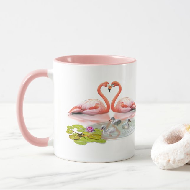 FLAMINGOFAMILJEN MUGG (Med munk)