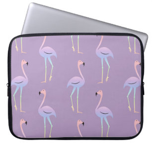Flamingofärgad regnbåge. Vackert sömlös Laptop Fodral
