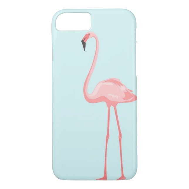 FlamingoiPhone 7, knappt där mobilt fodral Case-Mate iPhone Skal (Baksida)