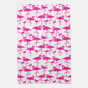 Flamingokärlek Kökshandduk