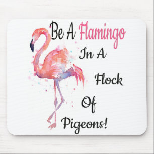 flamingokärlek t - skjorta musmatta