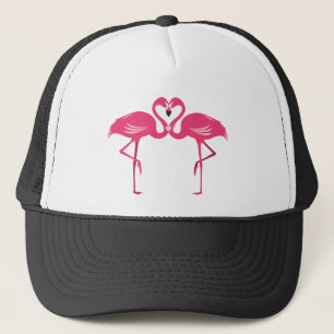 Flamingokärlek Truckerkeps