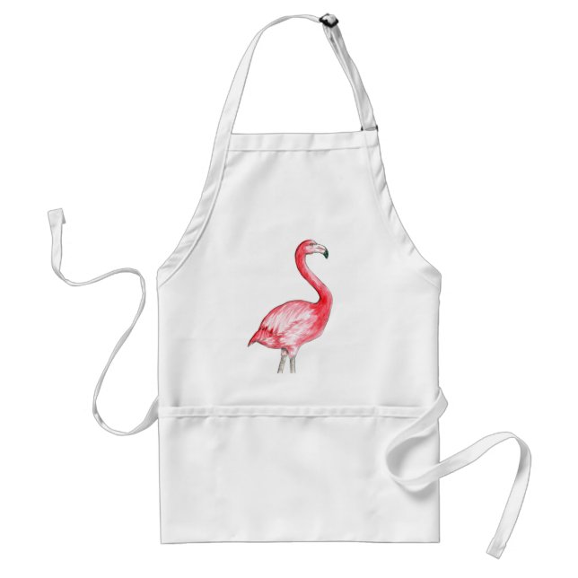 Flamingokonst Förkläde (Framsidan)