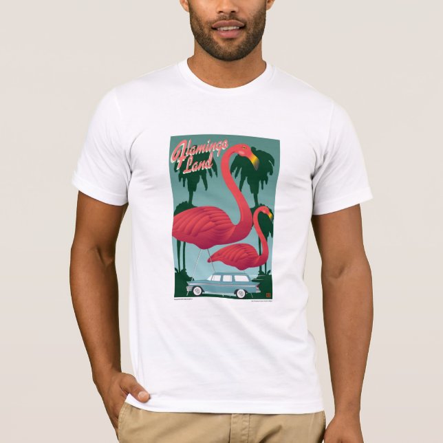 FlamingoLand-T-skjorta Tee Shirt (Framsida)