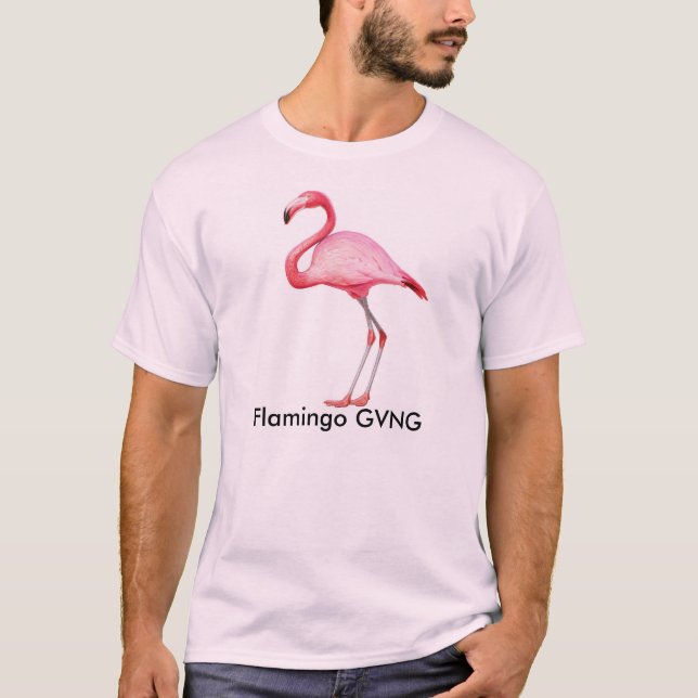 Flamingoliga T Shirt (Framsida)