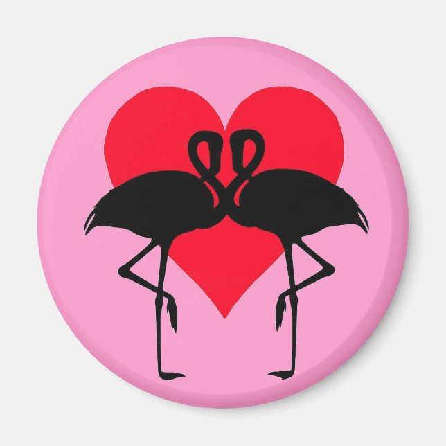 FlamingoLove1 Magnet (Framsidan)