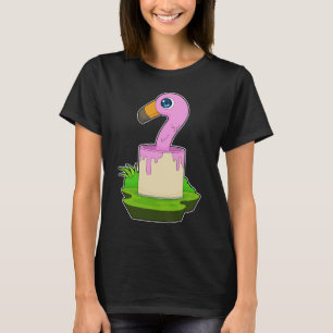 Flamingomålare Målarhink Måleri T Shirt