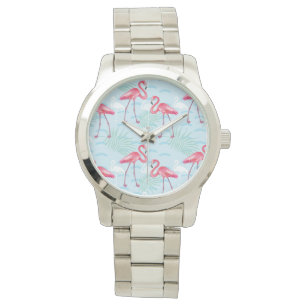Flamingomönster Armbandsur