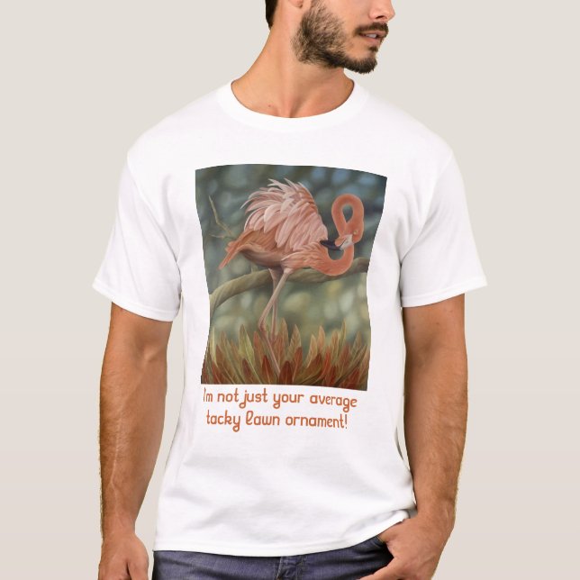 Flamingonattskjorta T-shirt (Framsida)