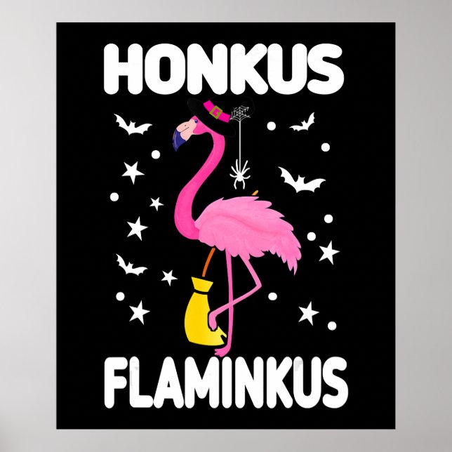 Flamingoo | Honkus Flaminkus Halloween Flamingoo Poster (Framsidan)