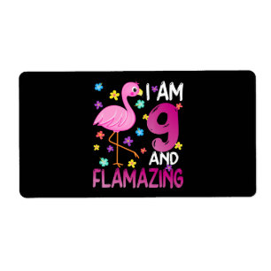 Flamingoo   Jag är 9-faldig Fantastisk 9:e födelse Fraktsedel