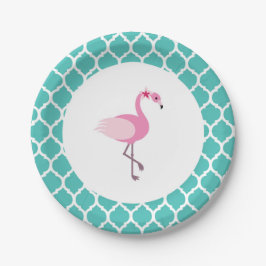 Flamingopapper pläterar