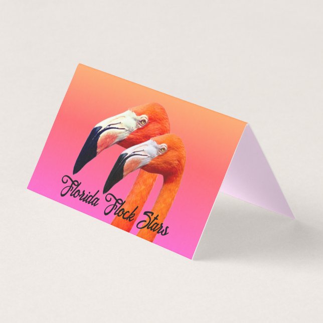 "Flamingopar"  Kort (Framsida)